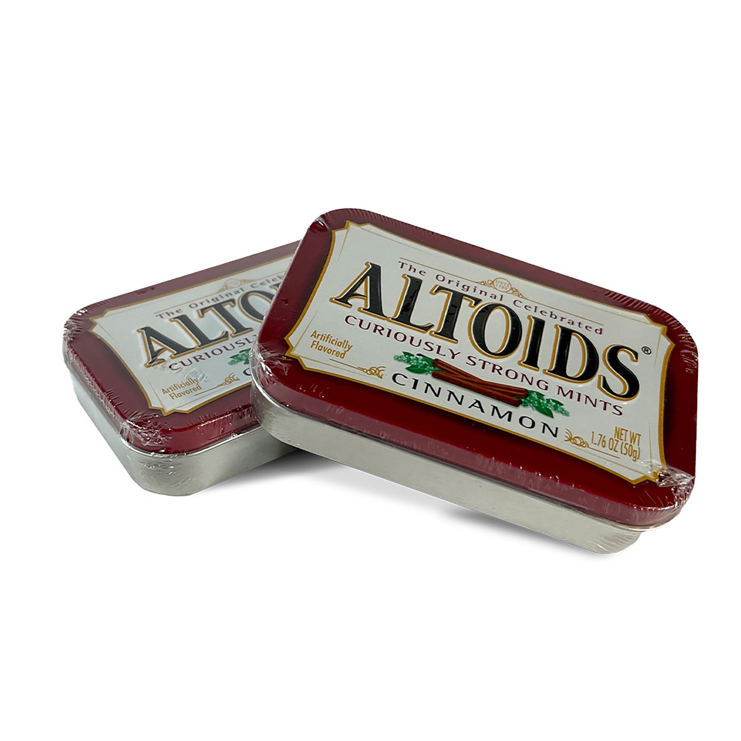 Altoids Cinnamon Flavored Mints | 12 Count Tin Box | Fresh Breath Solution for Work, Travel & Social Events