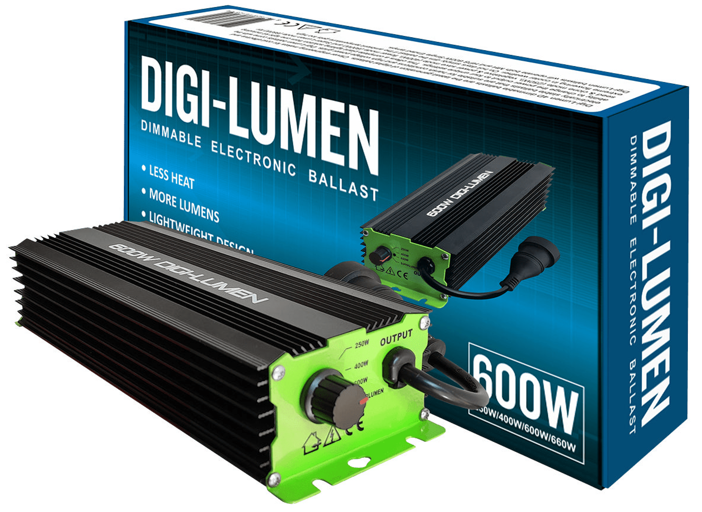 600W Digi Lumen LED Grow Light with Ballast - High Efficiency Full Spectrum Plant Light for Indoor Hydroponics, Greenhouse & Commercial Grow Operations