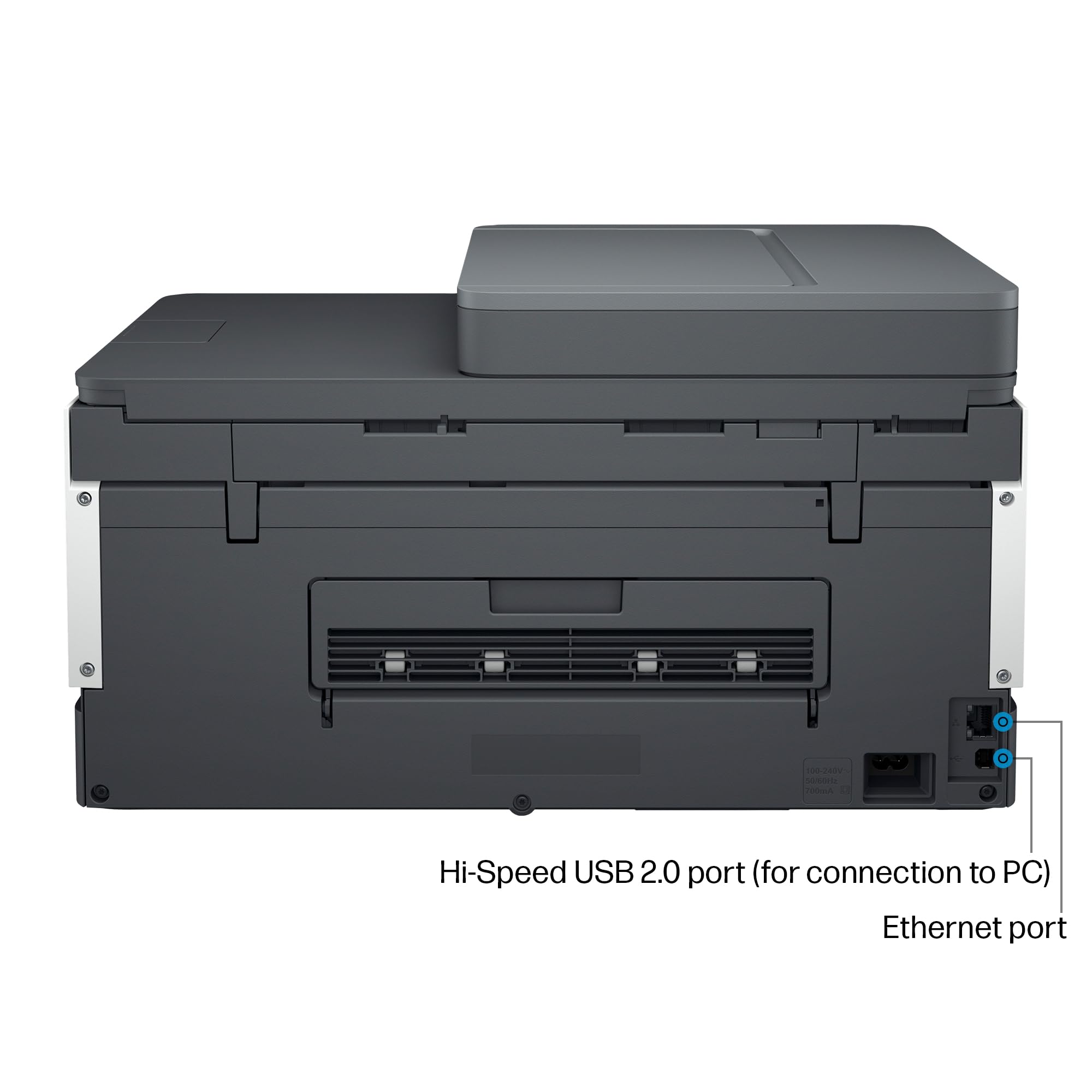 HP Smart-Tank 7301 Wireless All-in-One Inkjet Printer with 2 Years of Ink Supply - Mobile Printing, Scanning, Copying, Auto Document Feeder (28B70A, Gray) - Ideal for Home Office, Small Business & Remote Work