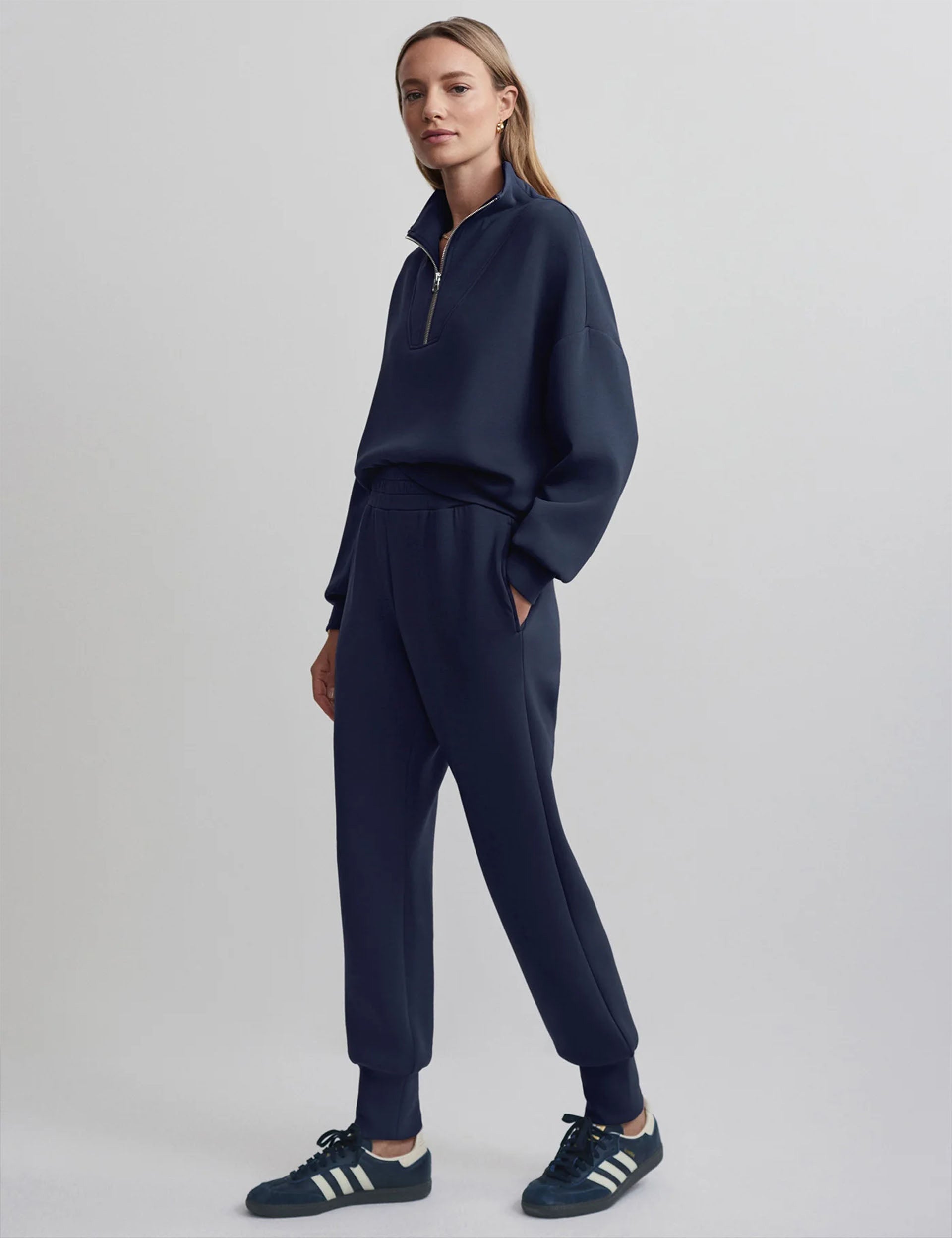 Slim Fit Cuff Pants for Women - 25