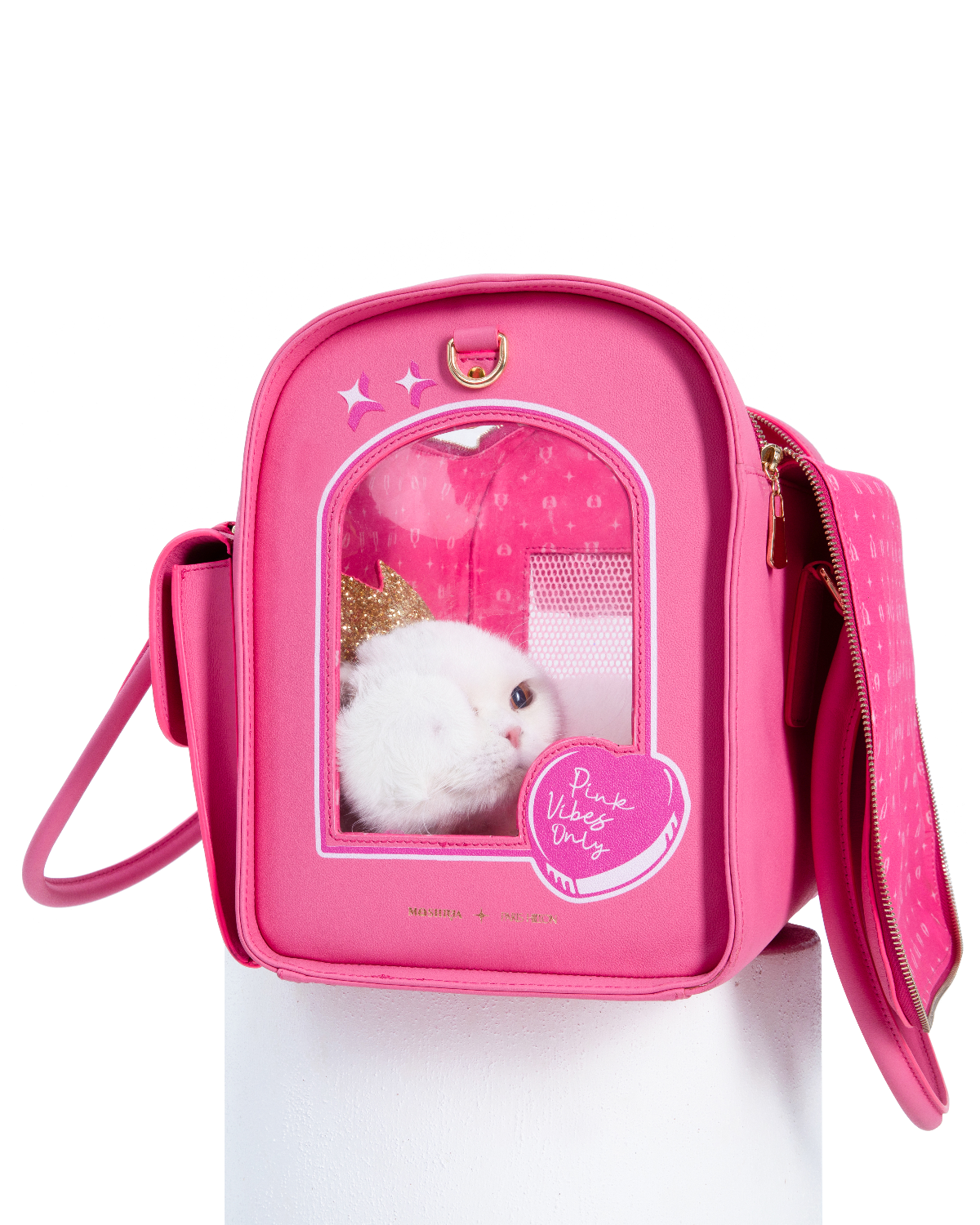 Premium Cat Carrier Backpack for Travel & Vet Visits - Comfortable, Airline Approved Pet Carrier with Breathable Mesh & Safety Leash - Ideal for Airplane, Car Rides, and Outdoor Adventures