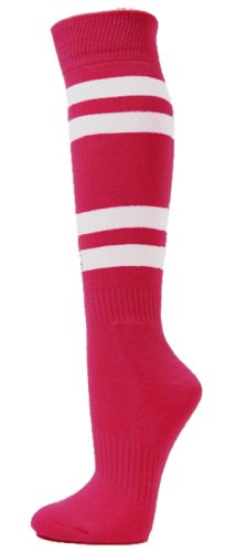 Hot Pink / White