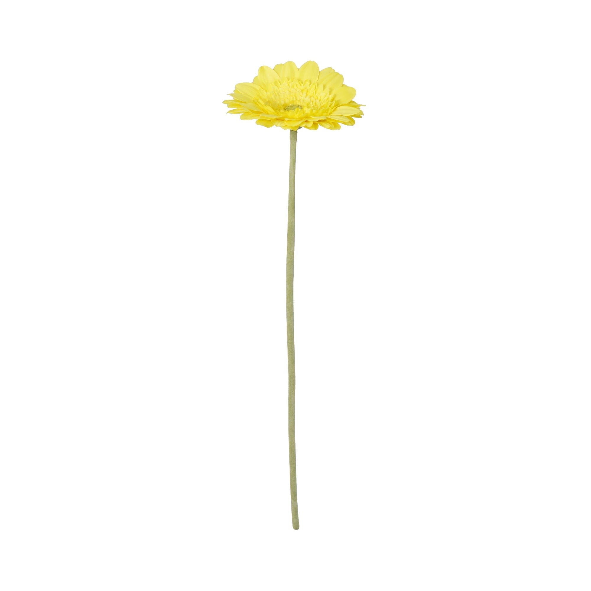 Large Yellow Gerbera Art Flower - Perfect for Home Decor, Wedding Bouquets, and Floral Arrangements