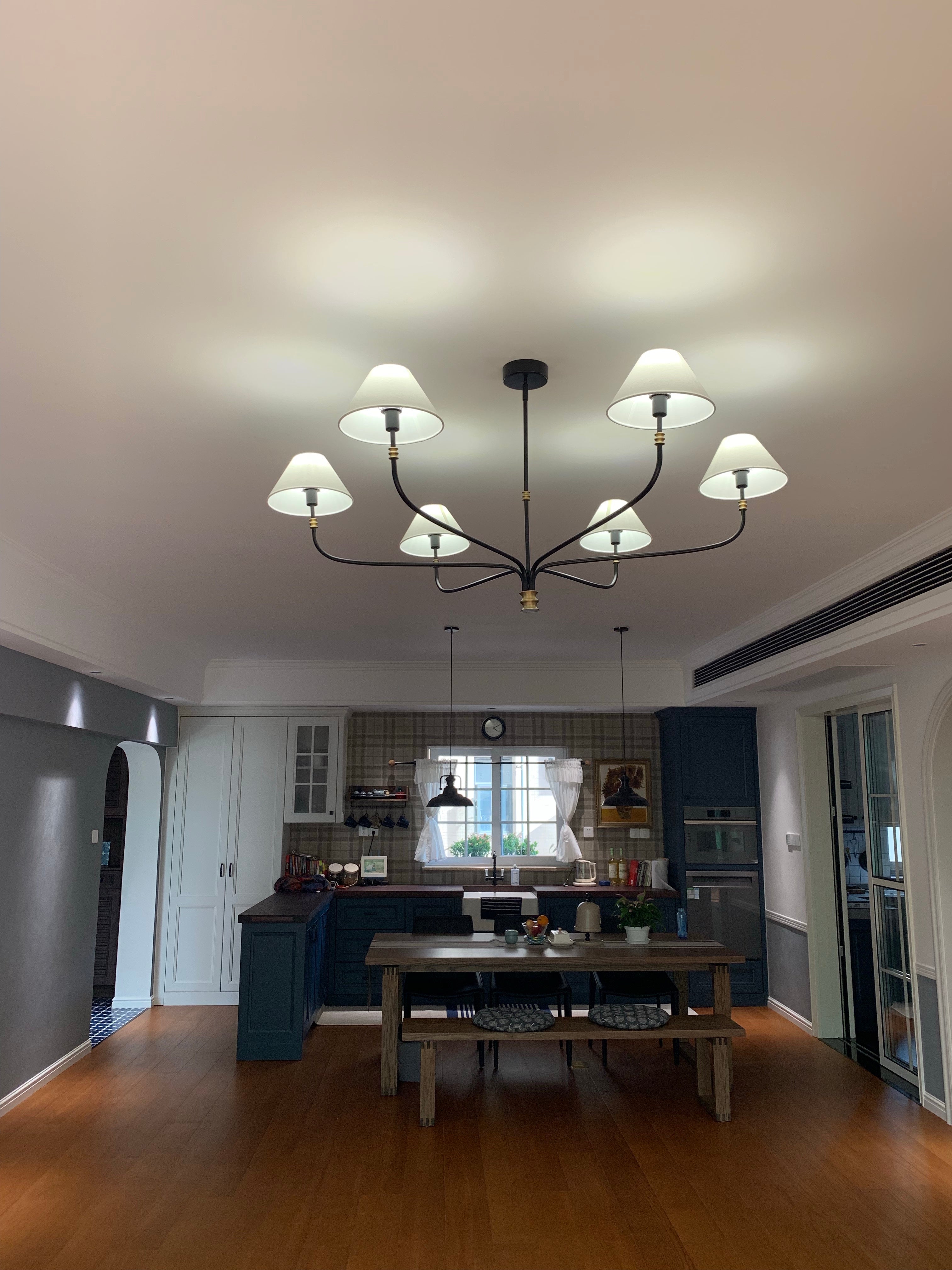 Collins Round Chandelier - Modern Crystal Ceiling Light Fixture for Dining Room, Bedroom & Living Room | Elegant Lighting Decor for Home & Office