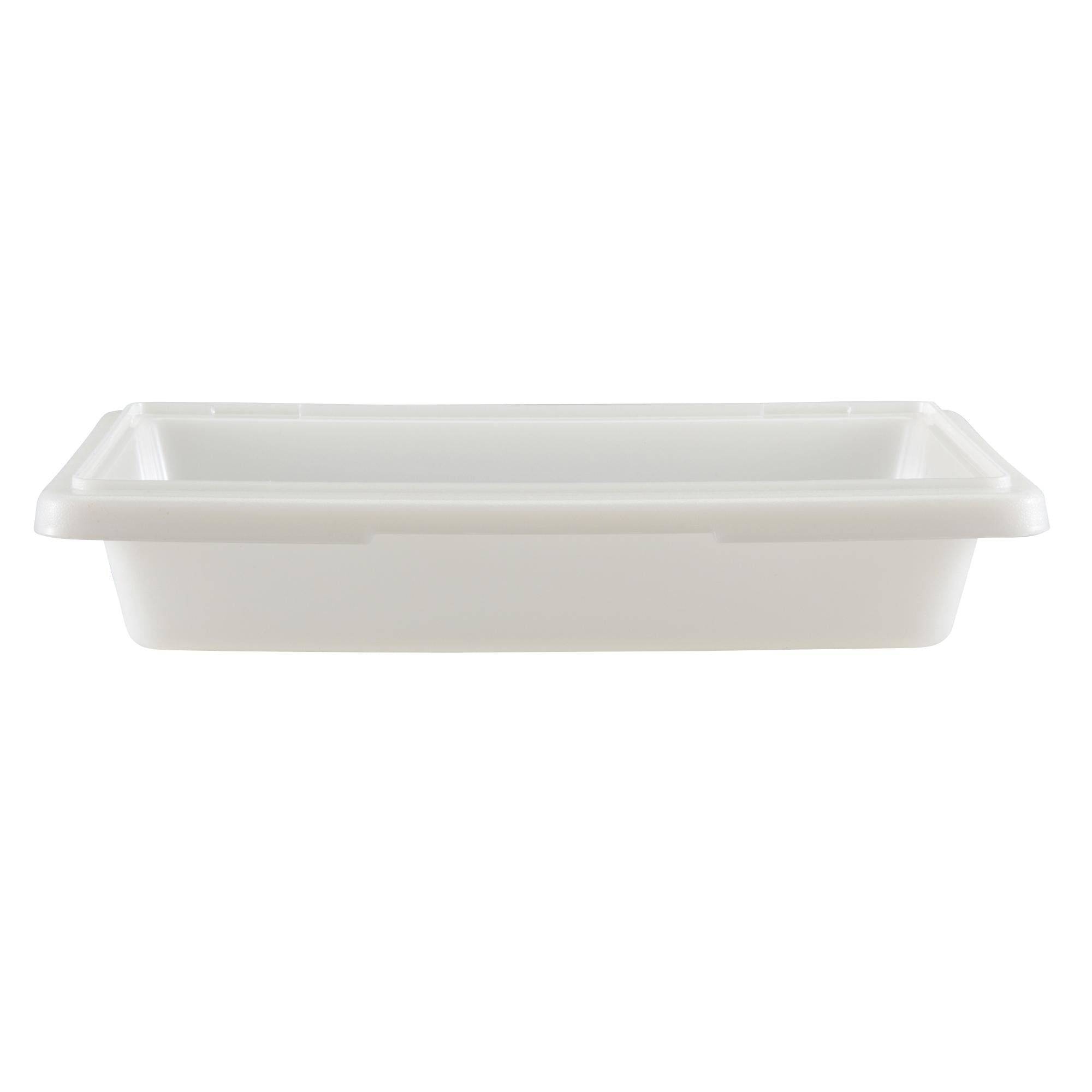 Cambro 1.75 Gallon (6.6 Liter) White Food Storage Container with Lid - Airtight Kitchen Organization for Bulk Food, Meal Prep & Restaurant Use