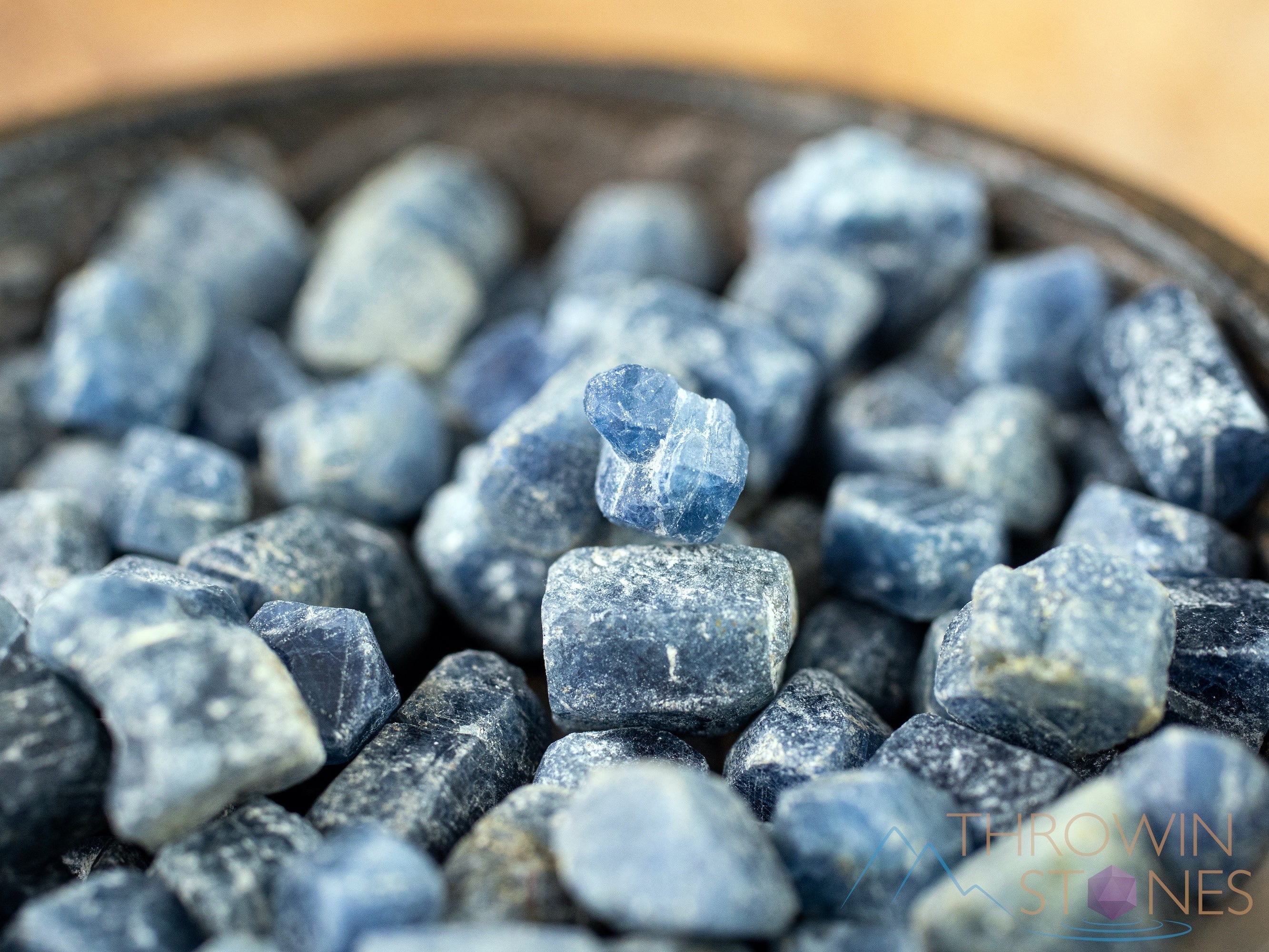 Natural Raw Blue Sapphire Crystal Chips - Small Gemstone Pieces for Jewelry Making, Birthstone Collection, Mineral Specimens (E1519) | Perfect for DIY Crafts, Healing Crystals & Mineral Displays
