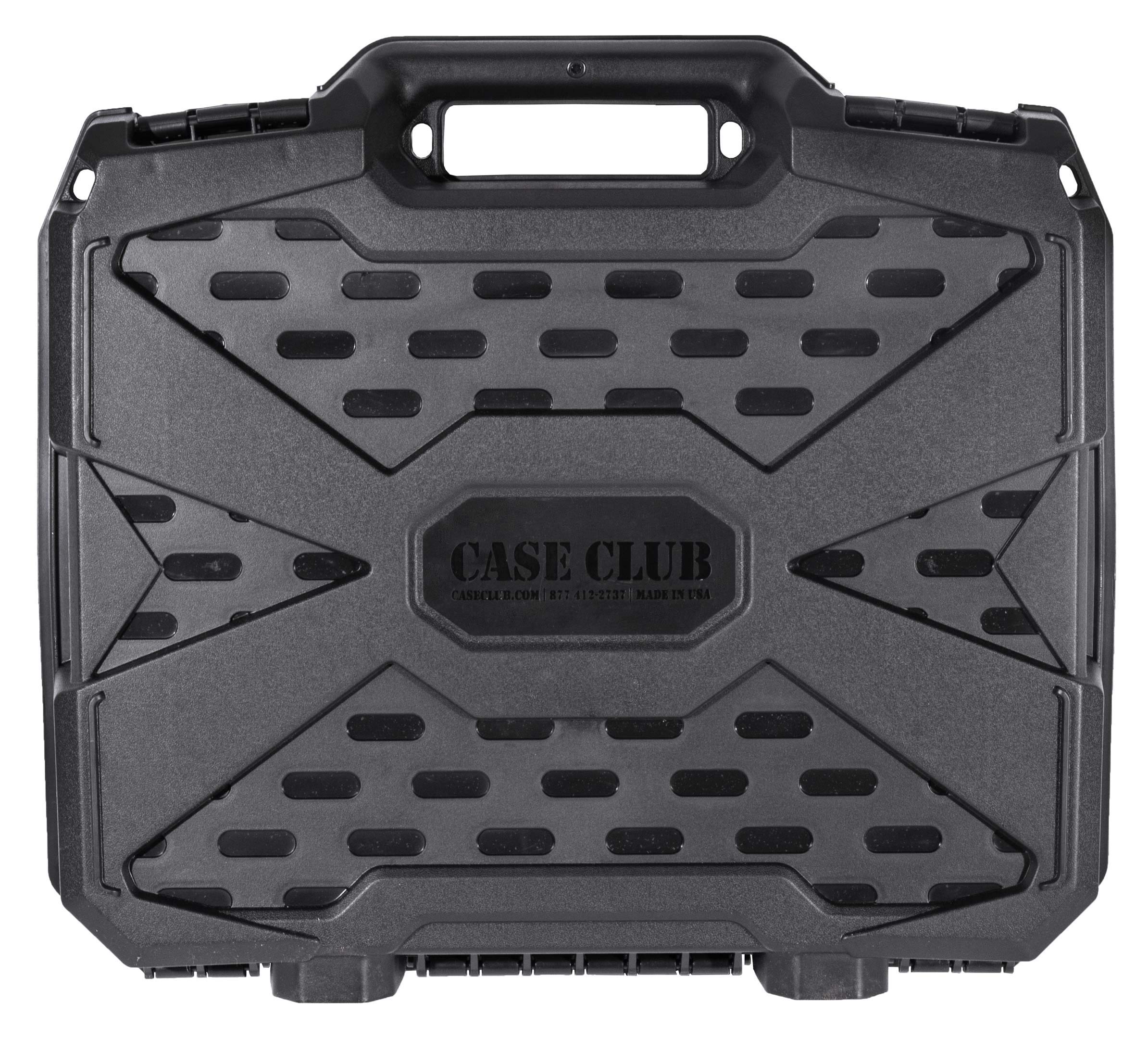 Case Club 75-130 Graded Coin Slab Holder - Protective Hard Shell Plastic Case with Slotted Foam for PCGS, NGC & More - Secure Storage & Travel Organizer for Coin Collections - Perfect for Display, Transport & Safekeeping of Valuable Coins