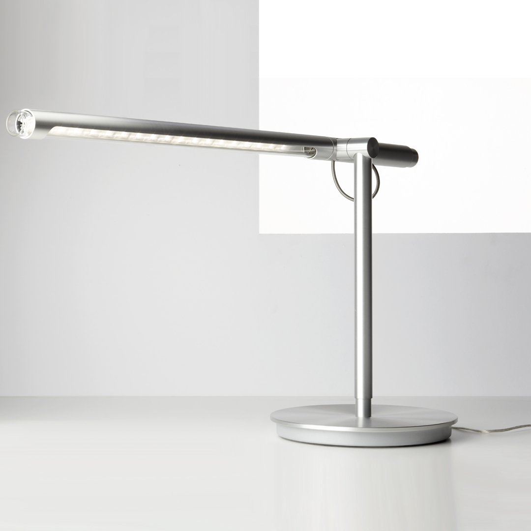 Modern Brazo Table Lamp - Adjustable LED Desk Light for Home Office, Bedroom & Study - Warm White & Cool White Dimmable Lighting for Reading, Working & Relaxing