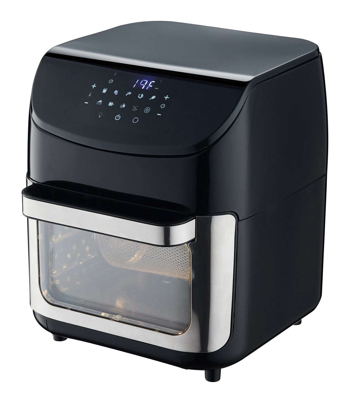 12L Digital Air Fryer with 200°C Temperature, 7 Preset Cooking Modes & Rotisserie Function - Perfect for Family Meals, Healthy Snacks & Crispy Chicken Wings