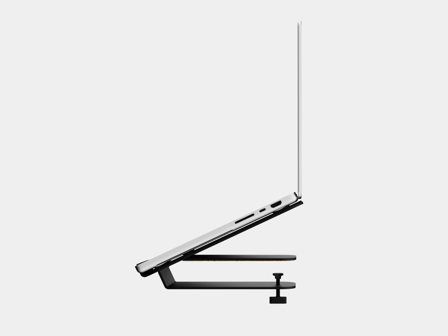 Adjustable Laptop Stand for Desk - Ergonomic Computer Riser with Ventilation - Perfect for Home Office, Gaming & Workstation Setup