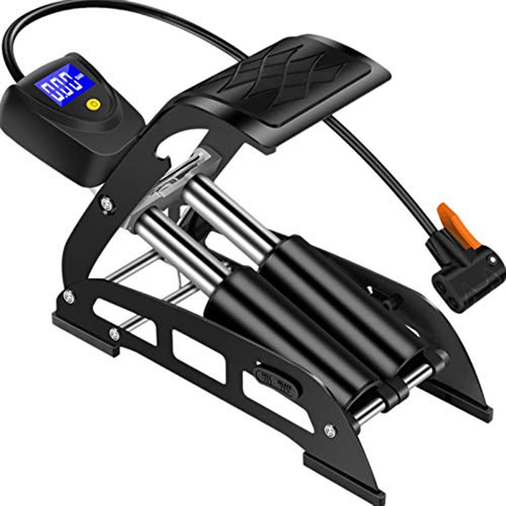 Portable Air Compressor Pump - Digital Tire Inflator with LCD Gauge, High Pressure 150PSI, Fast Inflation for Car, Motorcycle, Bike Tires - Perfect for Home, Garage & Roadside Emergency Use