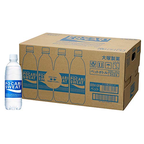 Otsuka Pocari Sweat Electrolyte Sports Drink 16.9 oz (24 Bottles) - Hydration for Athletes, Workouts & Outdoor Activities