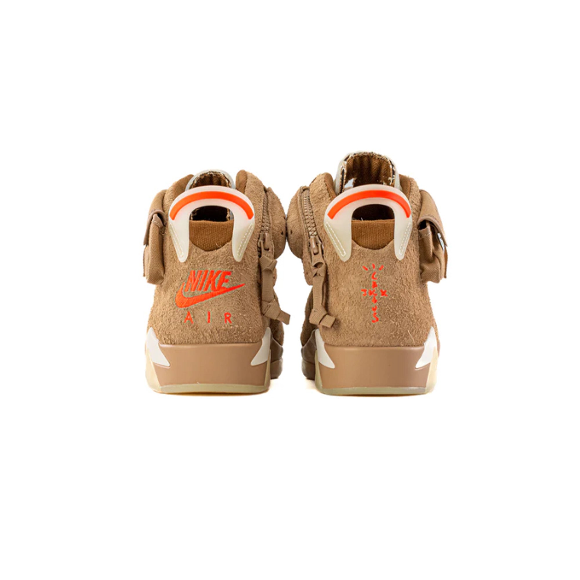 Air Jordan 6 x Travis Scott Retro 'British Khaki' Sneakers (2021) - Men's Basketball Shoes for Streetwear & Casual Fashion