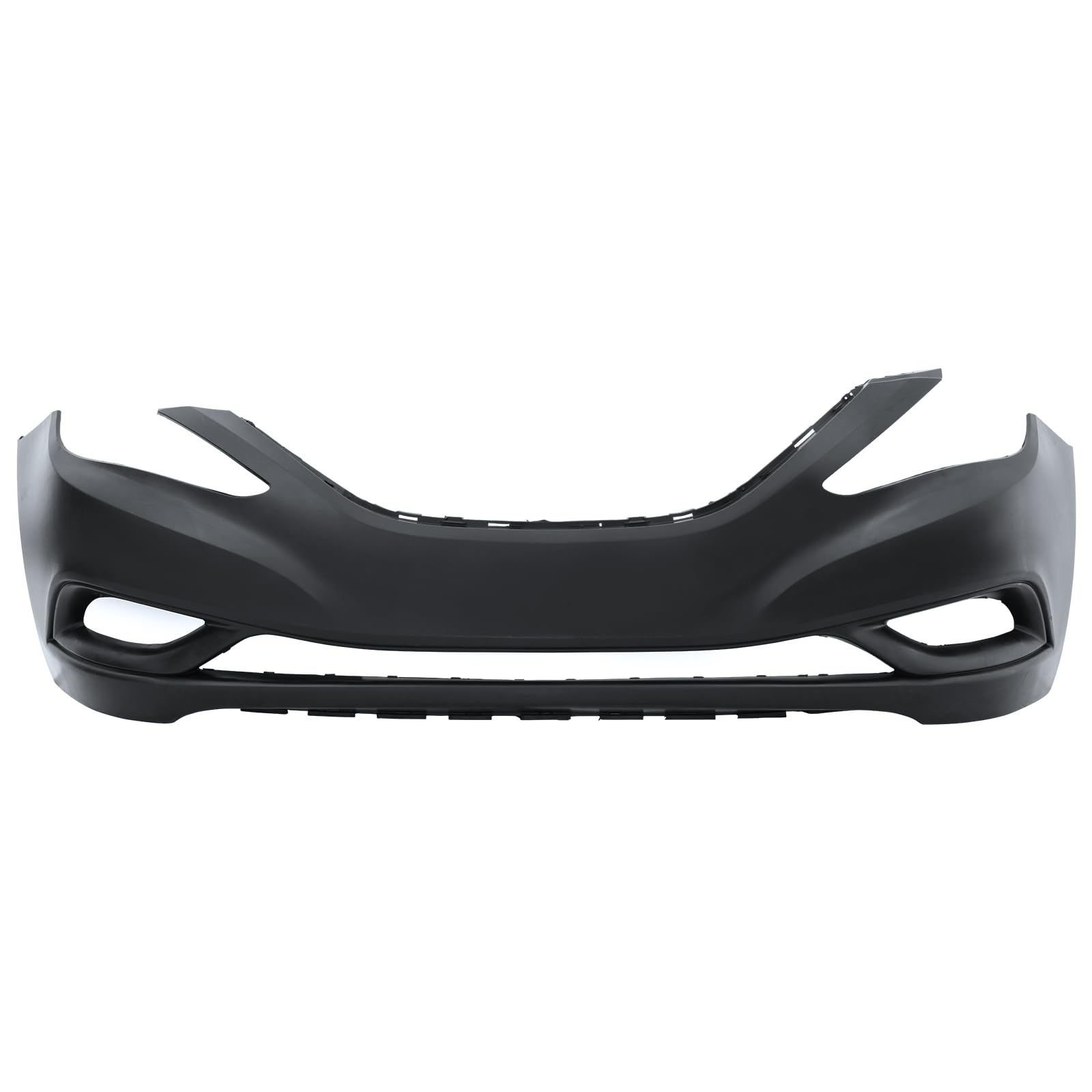 PENSUN Front Bumper Cover Replacement for 2011-2014 Hyundai Sonata - Black Plastic Bumper with Easy Installation - Perfect for Car Repair & Collision Damage Restoration