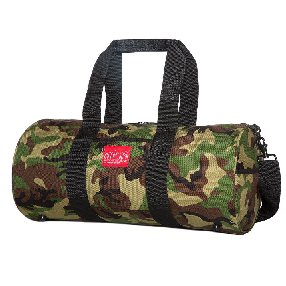 Manhattan Portage Large Camo Drum Duffle Bag - Waterproof Travel Duffel for Gym, Camping & Weekend Getaways