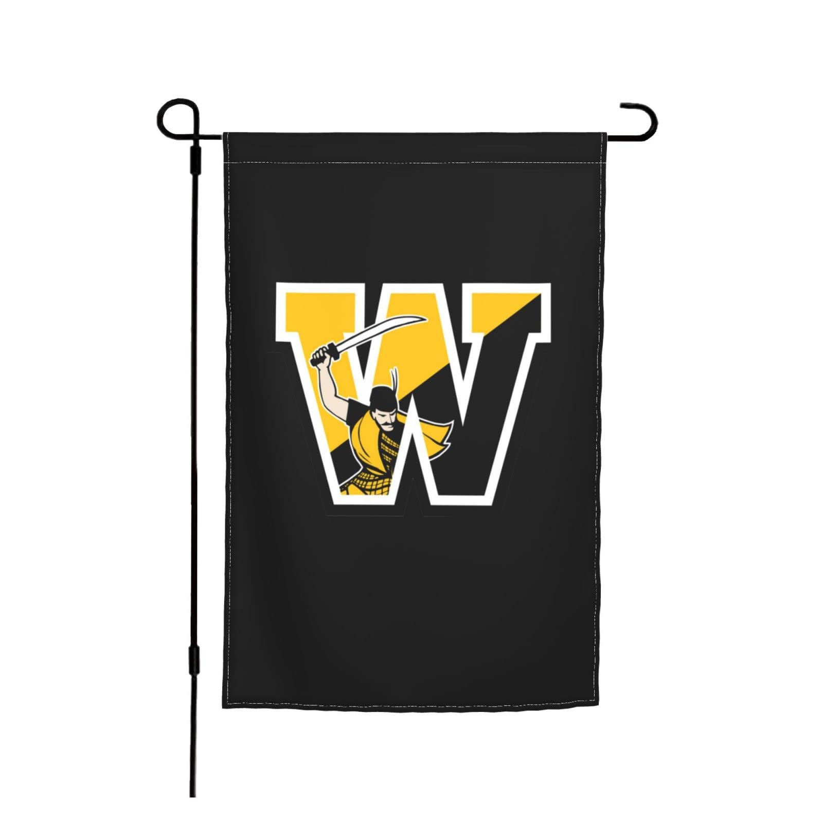 Wooster College Logo Double-Sided Garden Flag - Indoor/Outdoor Decorative Bunting for Home, Yard & Campus Spirit | Perfect for Alumni Gifts, Game Days & School Pride Displays