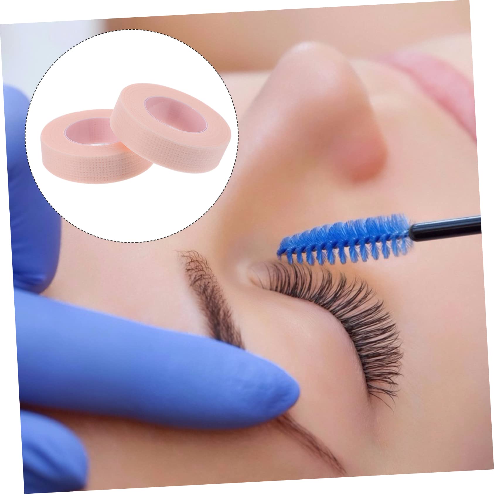 Beaupretty 2 Sets Breathable Eyelash Extension Tape - 6 Rolls x 2, Easy Application Lash Glue Tape for Professional & DIY Use - Perfect for Salon, Home & Travel Lash Extensions