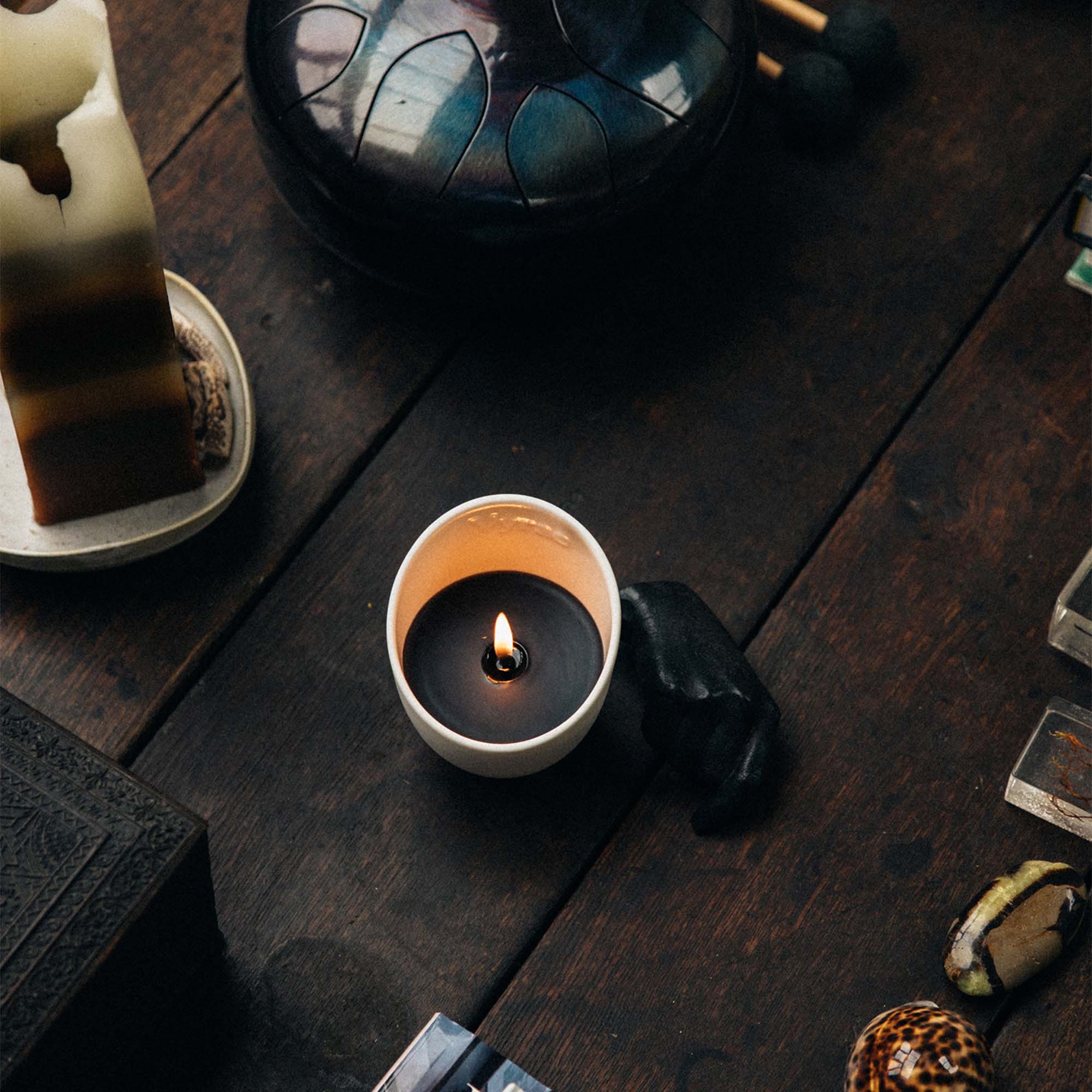 Vyrao Ember Candle - Handmade Soy Wax Scented Candle for Home, Relaxation & Aromatherapy - Perfect for Bedroom, Bathroom & Meditation Spaces