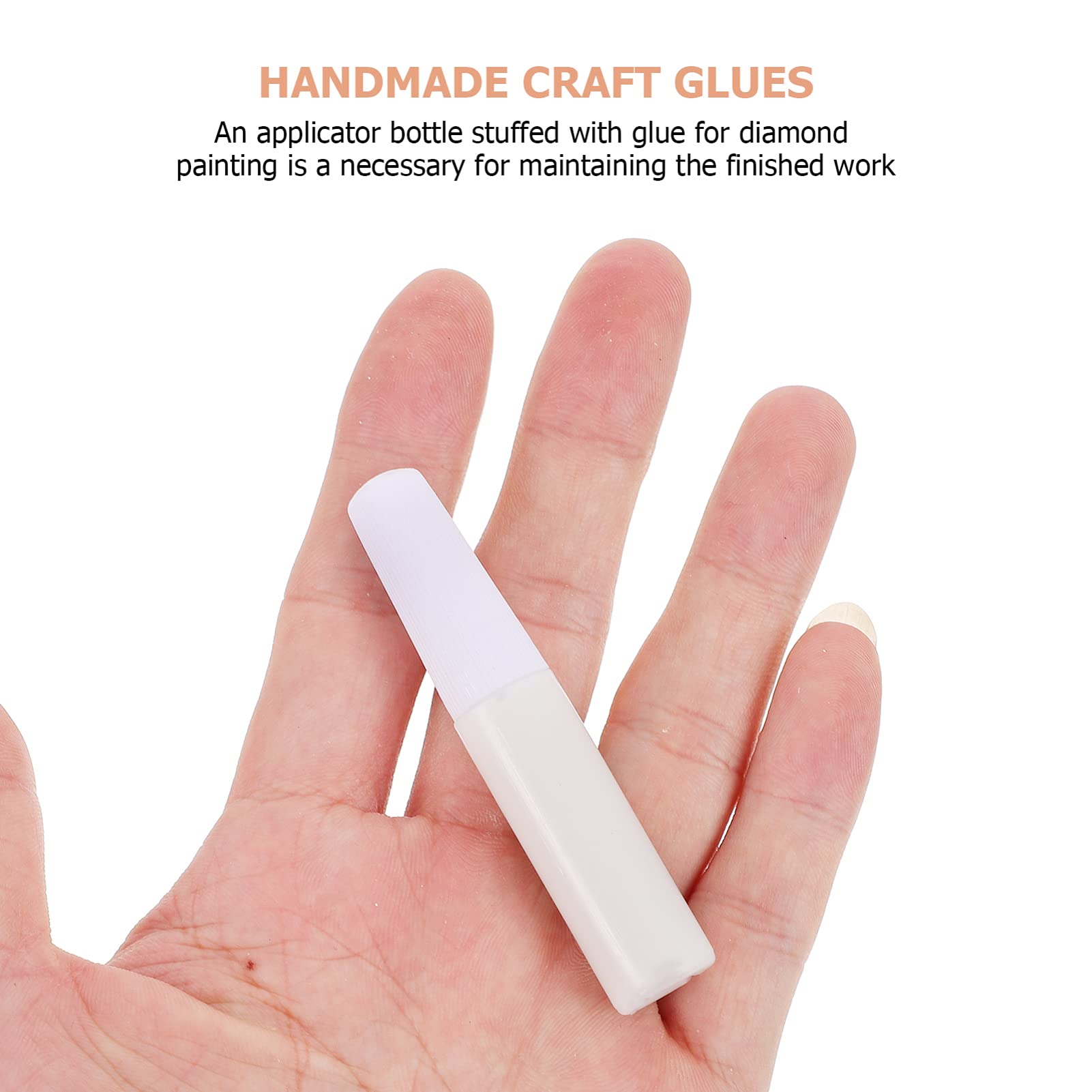 EXCEART 50pcs White Latex Model Glue - Urethane Adhesive for DIY Crafts, Water-Soluble Multifunctional Liquid Glue - Perfect for Students, Manual Projects, and Small Repairs | Ideal for Scrapbooking, Model Making, and Home DIY