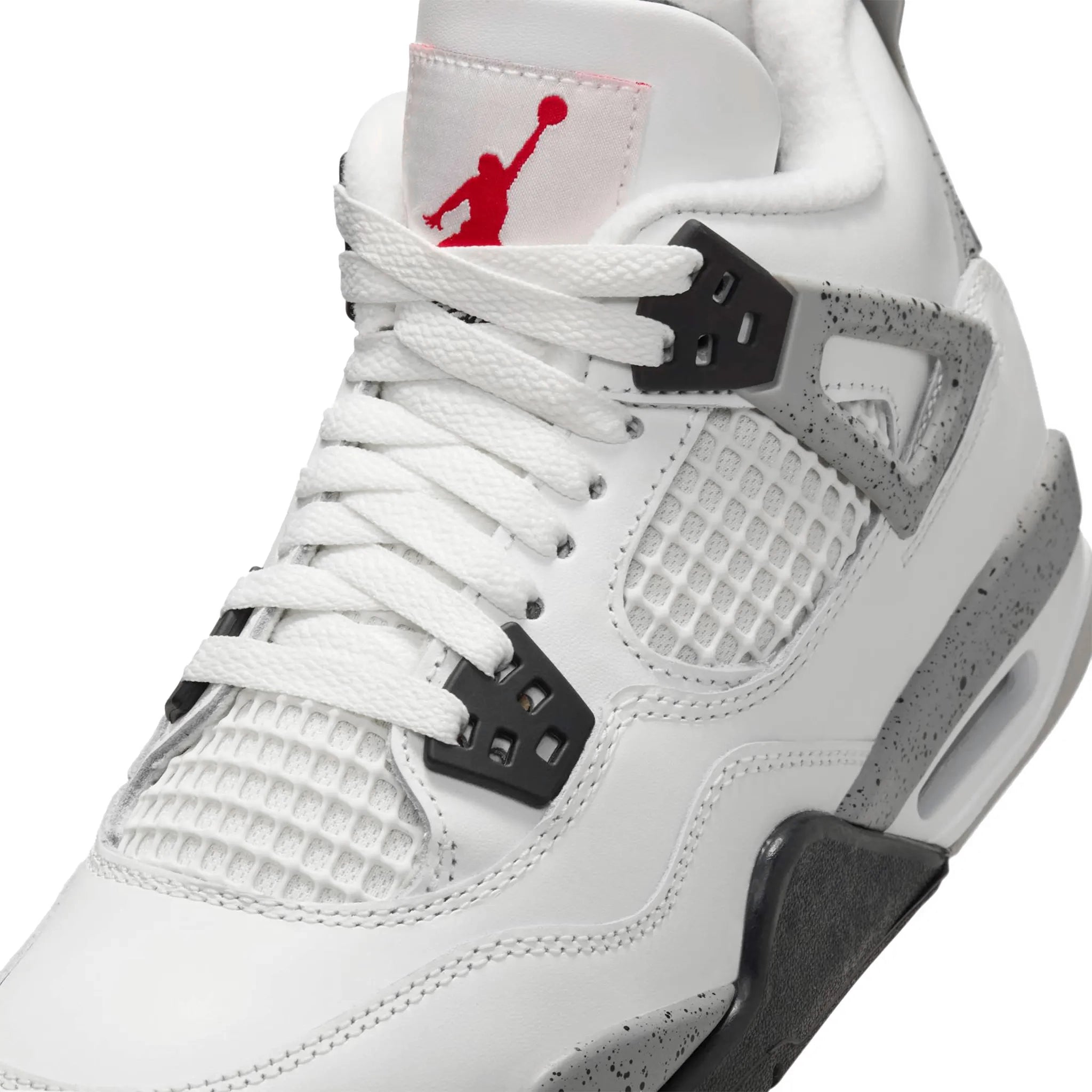 Air Jordan 4 Retro OG White Cement (2025) GS - Classic Basketball Sneakers for Men & Women - Perfect for Streetwear, Sports & Sneaker Collection