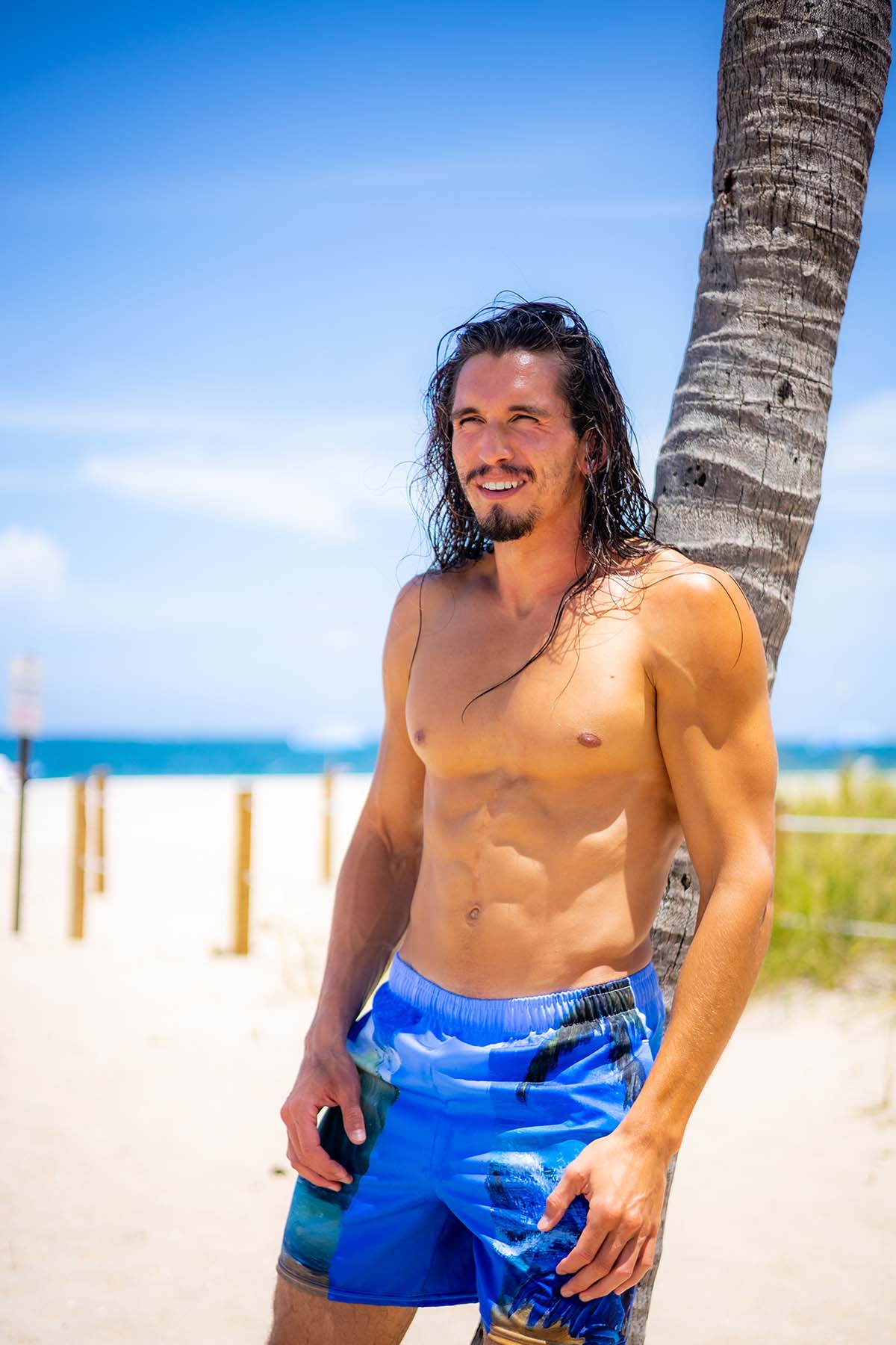 Men's Quick-Dry Swim Board Shorts for Surfing, Beach & Pool - Lightweight & Comfortable for Summer Water Sports