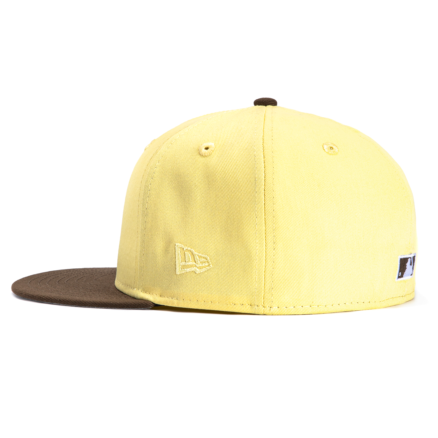 New Era 59Fifty Baltimore Orioles 25th Anniversary Patch Snapback Hat - Yellow & Brown Baseball Cap for Men - Perfect for Games, Collecting & Streetwear Fashion