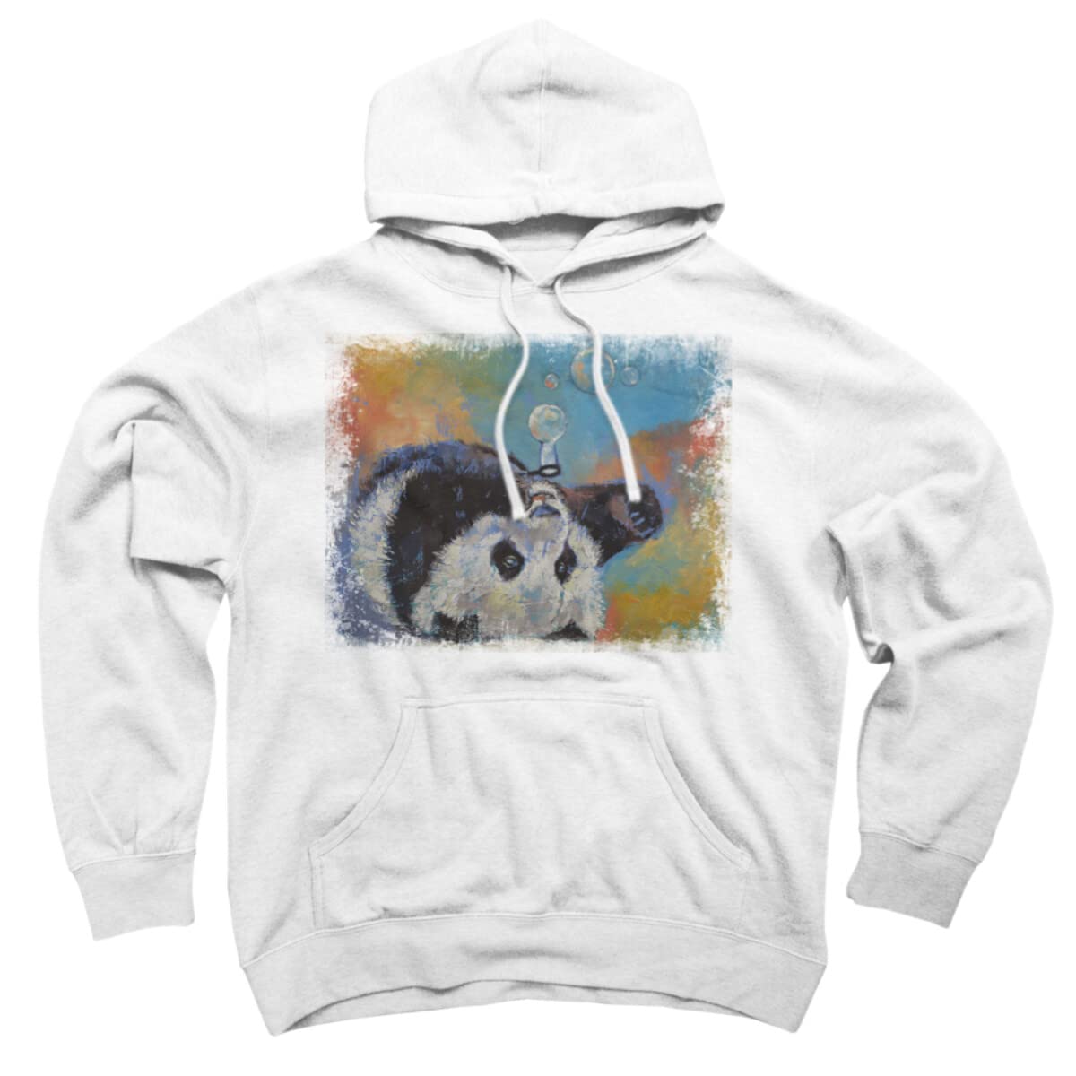 Design By Humans Unisex Blowing Bubbles by Creese Pullover Hoodie - Soft Cotton Casual Sweatshirt for Men & Women - Perfect for Streetwear, Lounge & Outdoor Activities
