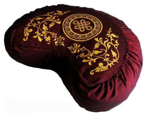 Crescent Eternal Knot Burgundy