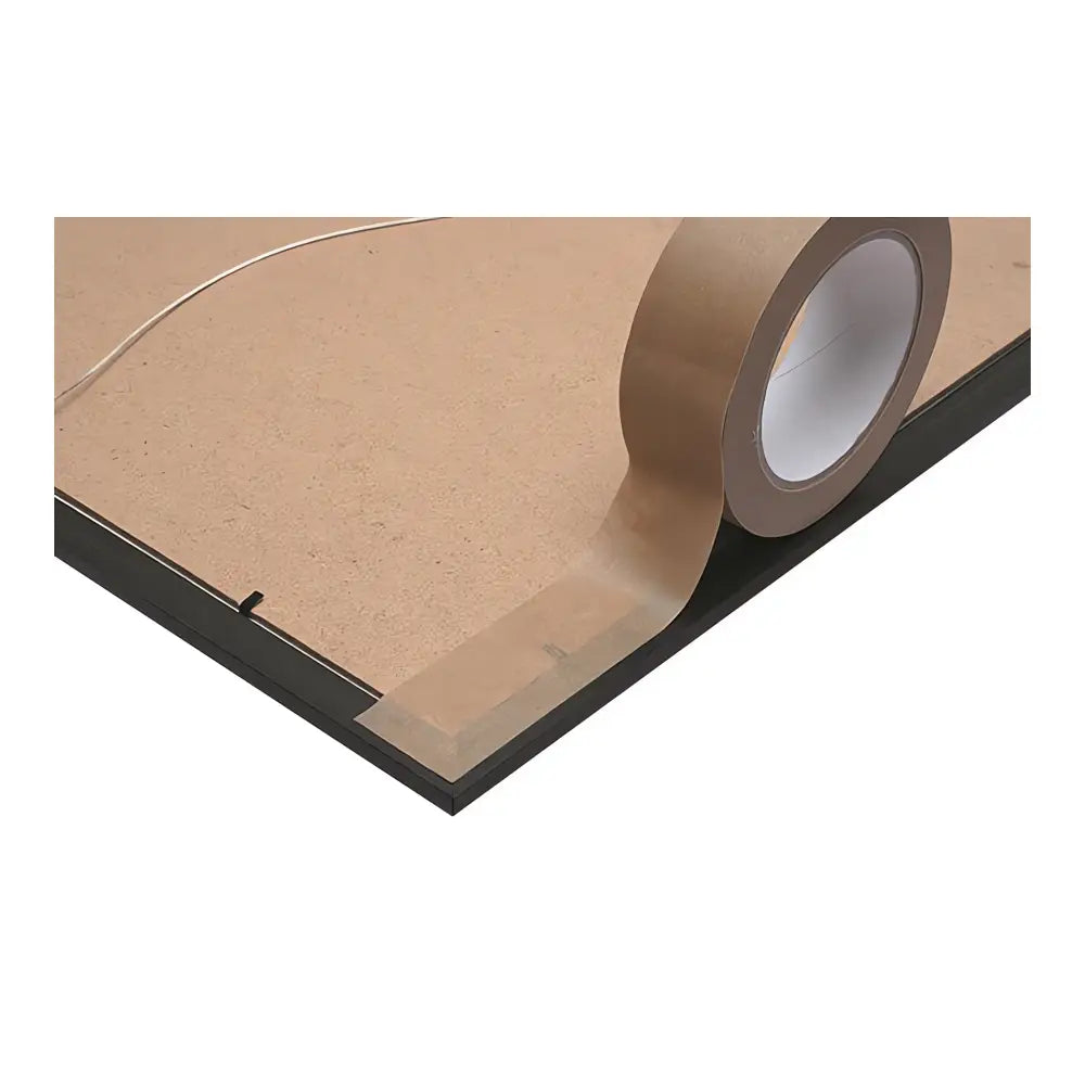 ECO75X Brown Self Adhesive Kraft Paper Tape 75mm x 50m (6 Rolls) - Heavy Duty Packaging, Shipping, Moving & Gift Wrapping Supplies for Home & Office Use