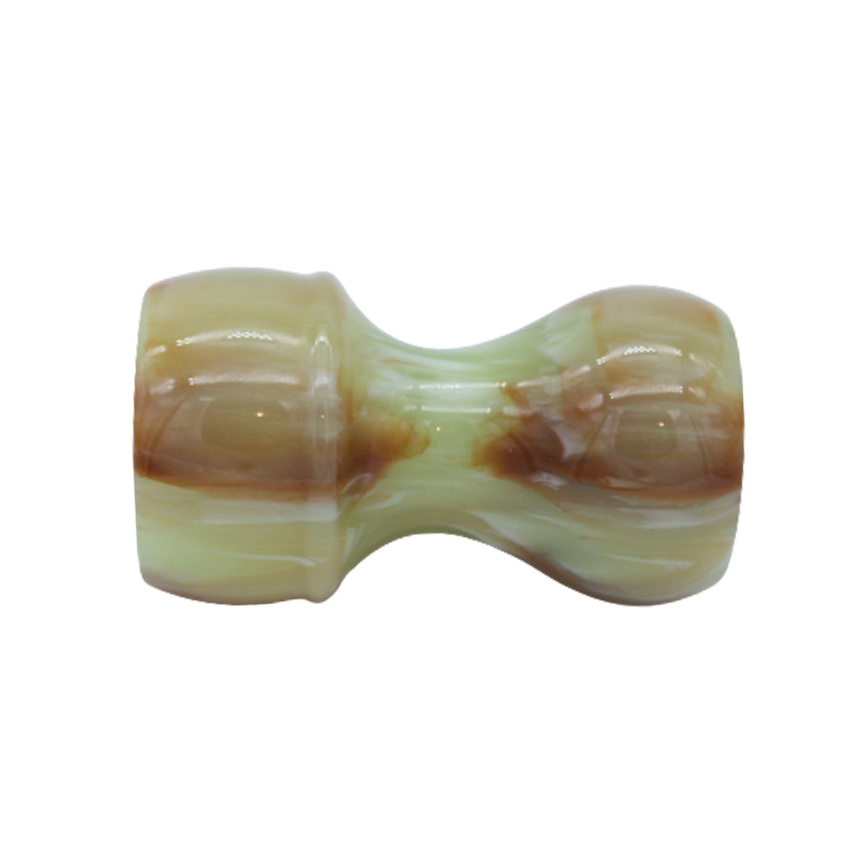 Premium Jade Handcrafted Shaving Brush Handle for Men - Fits 24mm & 26mm Knots - Luxury Wet Shaving & Grooming Essential for Barbershop & Home Use