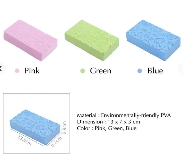 Exfoliating Body Scrubber Sponge - Gentle Dead Skin Remover for Face & Body - Soft Shower Sponge for Women & Men - Perfect for Daily Skincare & Smooth Skin Routine