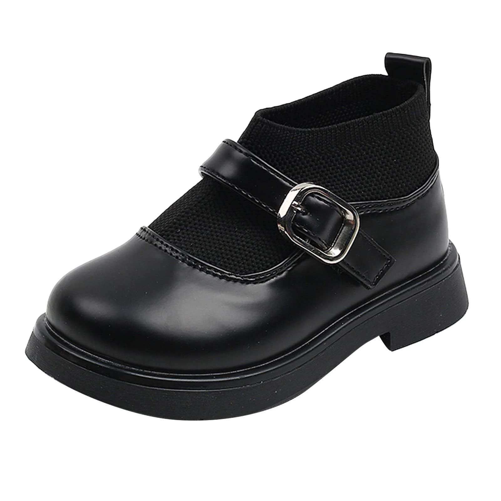 **Warm Fuzzy Boots for Toddler Girls - Soft Winter Boots for Little Kids, School Shoes & Outdoor Play - Comfortable Leather Short Boots for Girls**    *(Perfect for Winter Walks, School Days & Playtime Adventures!)*