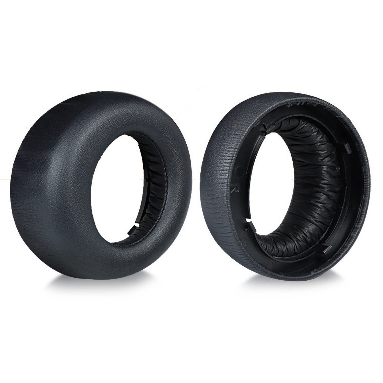Replacement Protein Leather Ear Pads for Sony PS5 Pulse 3D Wireless Headset - Soft Cushion Covers for Enhanced Comfort (Black) - Perfect for Gaming, Music & Long Wear Sessions