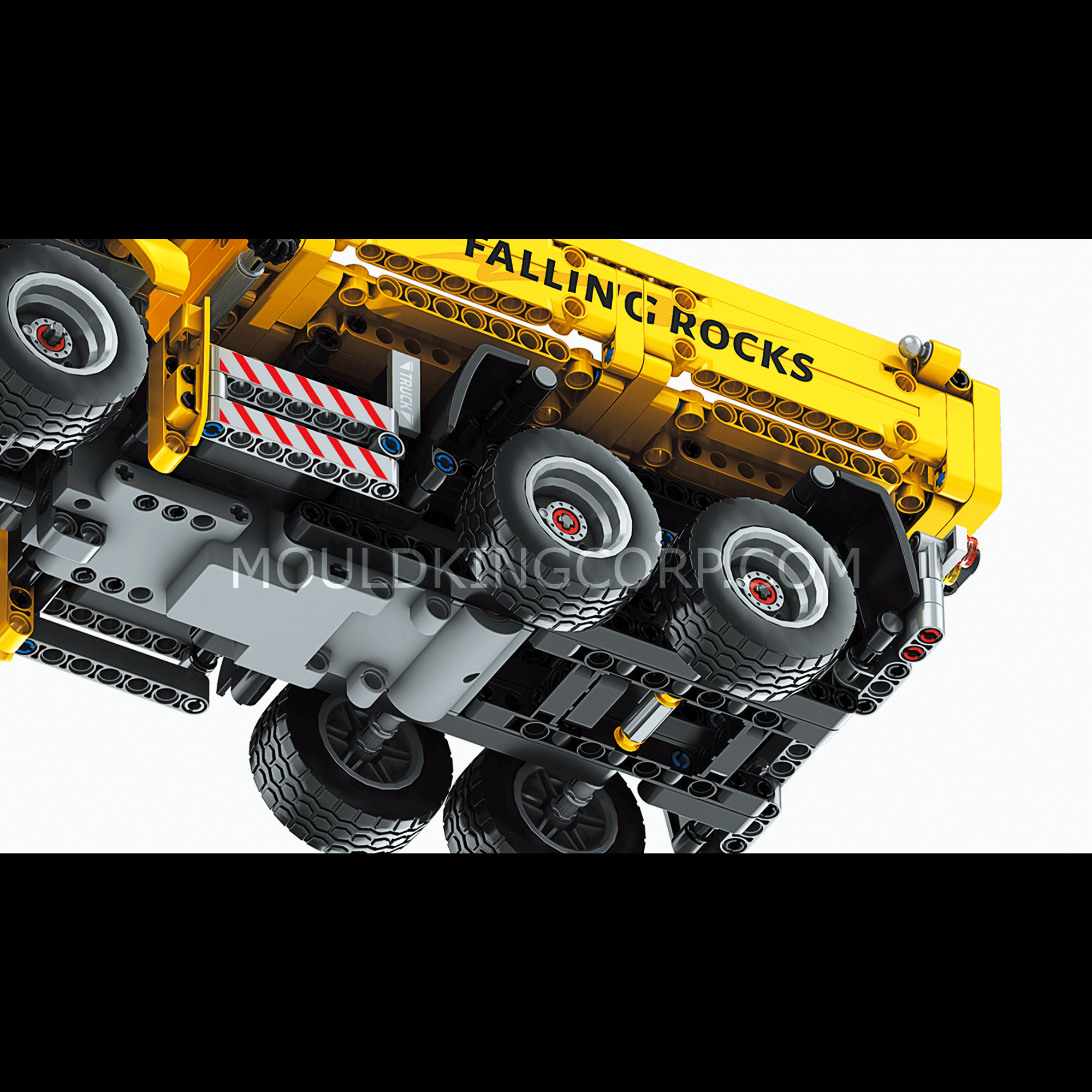 MOULD KING 15025 Remote Control Dump Truck Building Kit - 1,012 Piece Construction Toy Set for Kids & Adults | STEM Learning, Birthday Gift, DIY Engineering Project for Boys & Girls