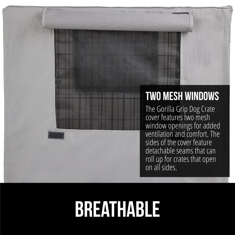 Gorilla Grip Dog Crate Cover for Amazon Basics 42