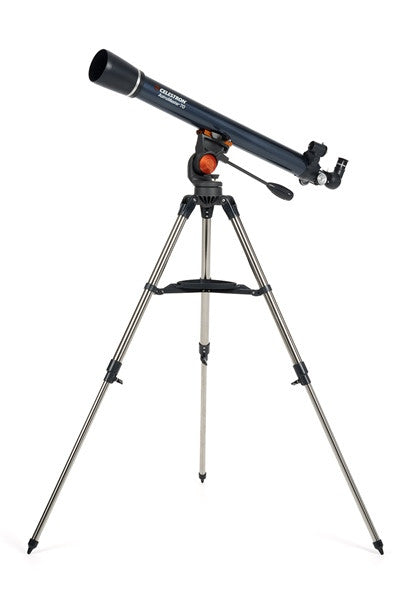 Celestron AstroMaster 70AZ Refractor Telescope for Adults & Kids - 70mm Aperture Astronomy Telescope with Adjustable Tripod, Perfect for Stargazing, Moon Viewing & Backyard Astronomy