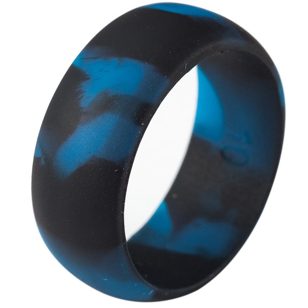 Jude Jewelers 5 Pack Rubber Silicone Rings for Men & Women, Size 4-15, Flexible & Durable Wedding Bands for Engagement, Outdoor Activities, Gym, Swimming & Travel