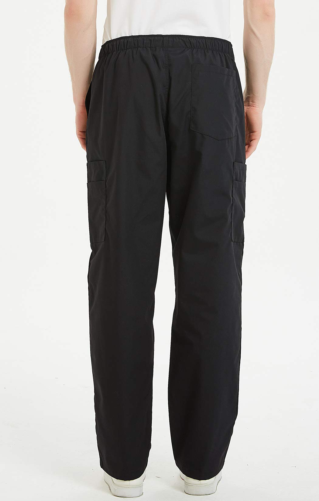 VOGRYE Men's Scrub Pants with 7 Pockets - Anti-Wrinkle Medical Work Pants for Doctors & Nurses - Comfortable Hospital Uniform for Healthcare Professionals