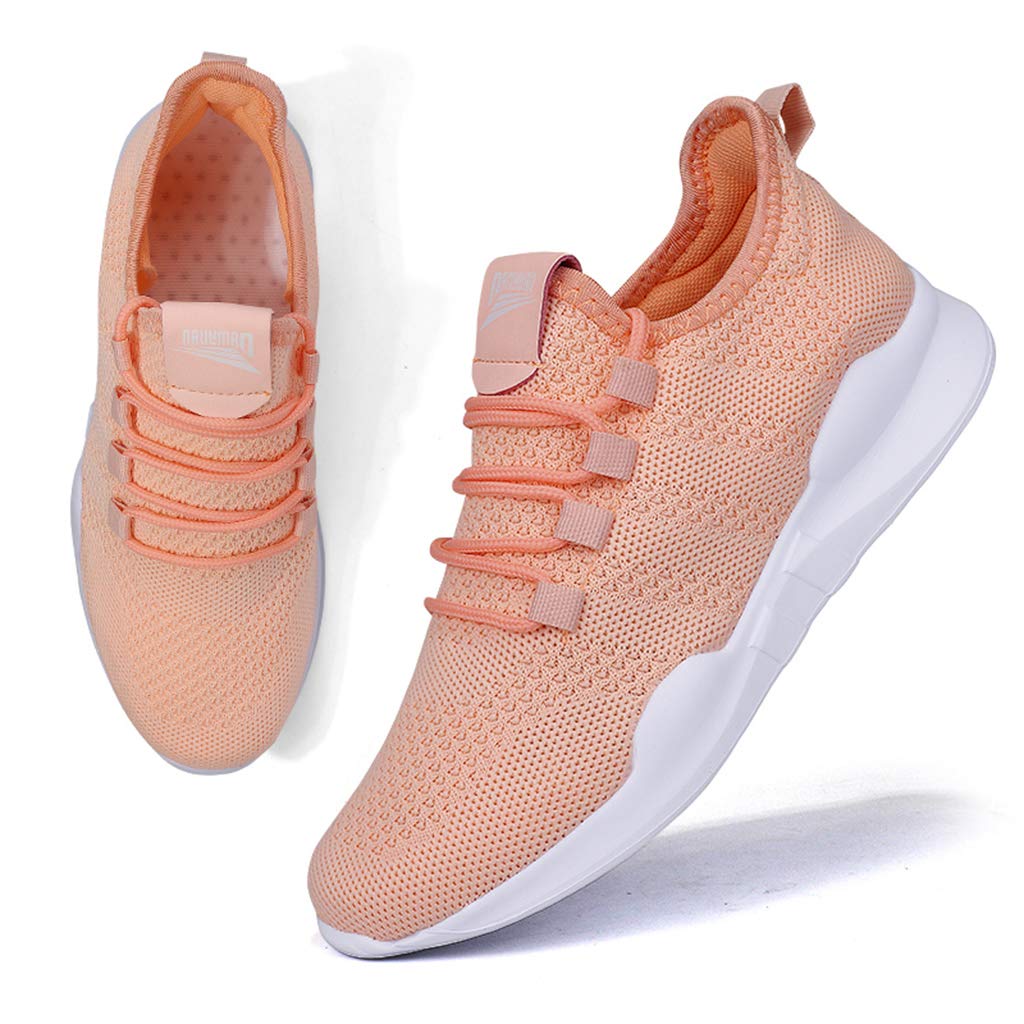 Damyuan Women's Walking Shoes - Lightweight Tennis Sneakers for Running & Casual Wear - Comfortable Lace-Up Athletic Shoes for Walking, Jogging, Gym & Daily Use