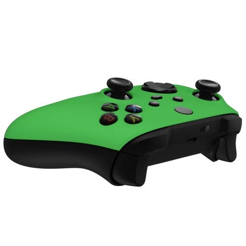 MODDEDZONE Custom Wireless Controller for Xbox One S/X & PC - Exclusive Unique Designs | USA-Made Soft Green Gamepad | Perfect Gaming Gift for Enthusiasts | Ideal for Competitive Gaming & Casual Play