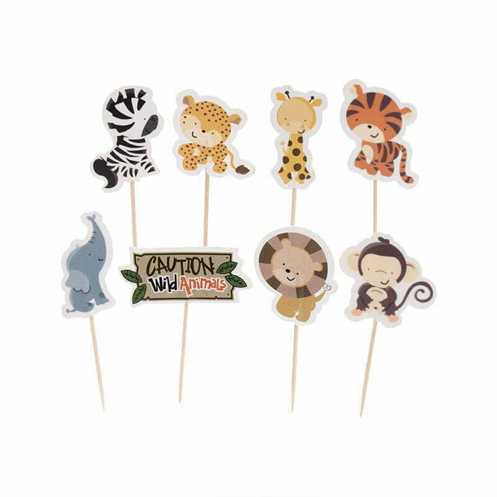 24pk Animal Toppers