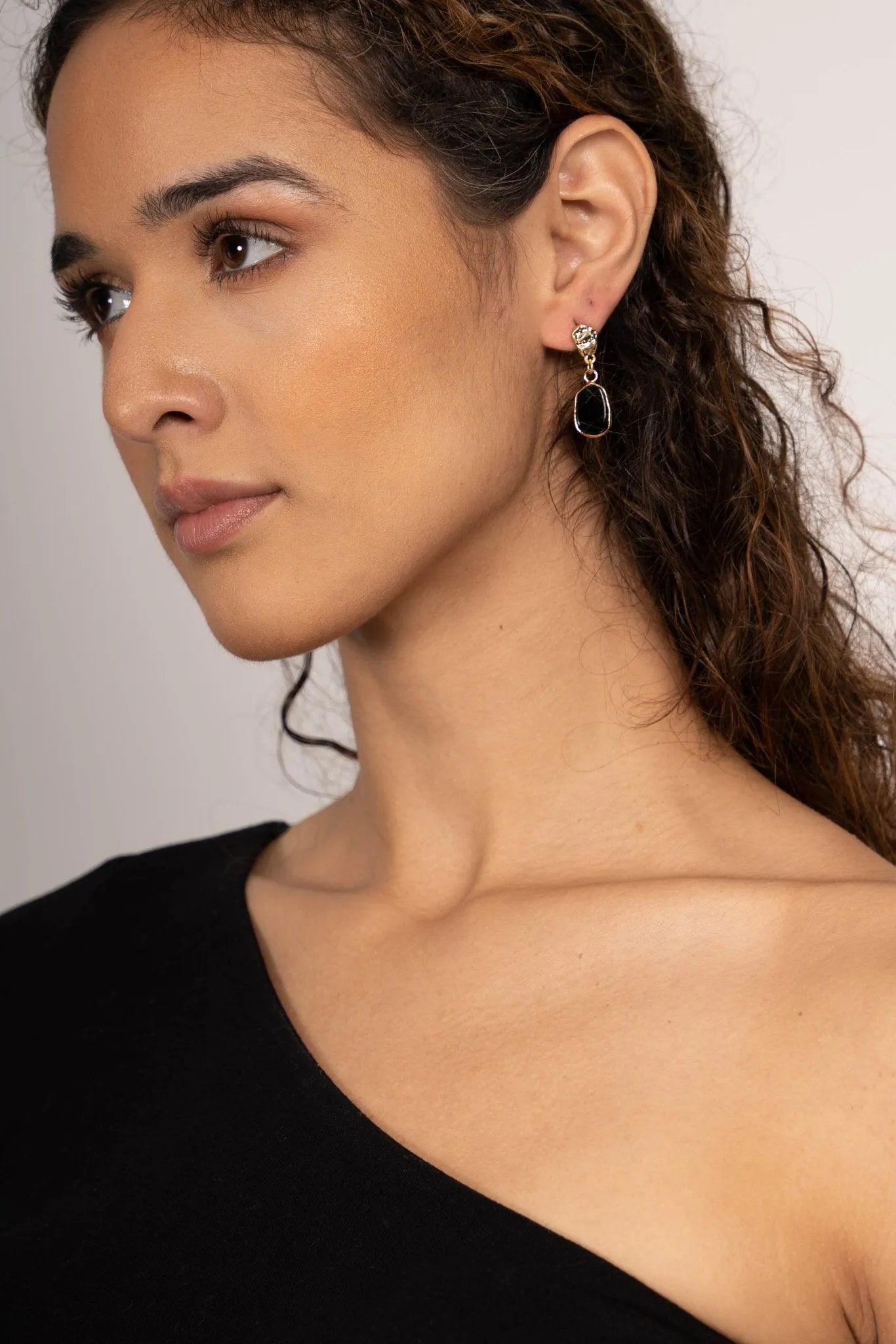 14K Gold Gemstone Drop Earrings for Women - Elegant Dangle Earrings for Party, Wedding & Evening Wear