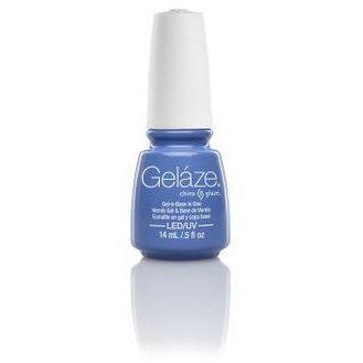 China Glaze Gelaze Long-Lasting Nail Polish - Secret Peri-Wink (0.5 oz) #81818 - Perfect for Manicures, Pedicures & Nail Art Designs