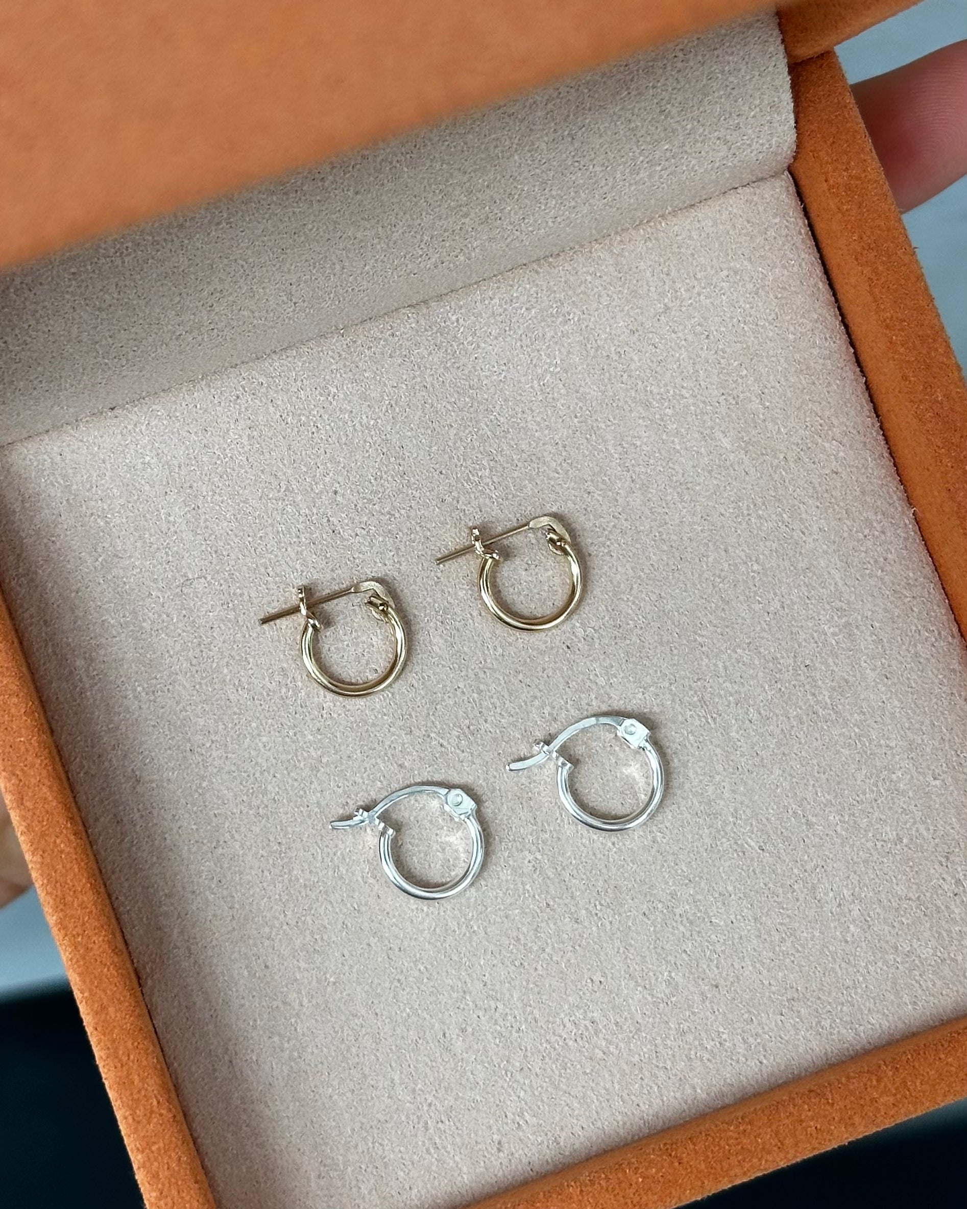 FREE Mini Hoop Earrings (Value $125) - Trendy Gold/Silver Small Hoops for Everyday Wear, Gifts & Special Occasions