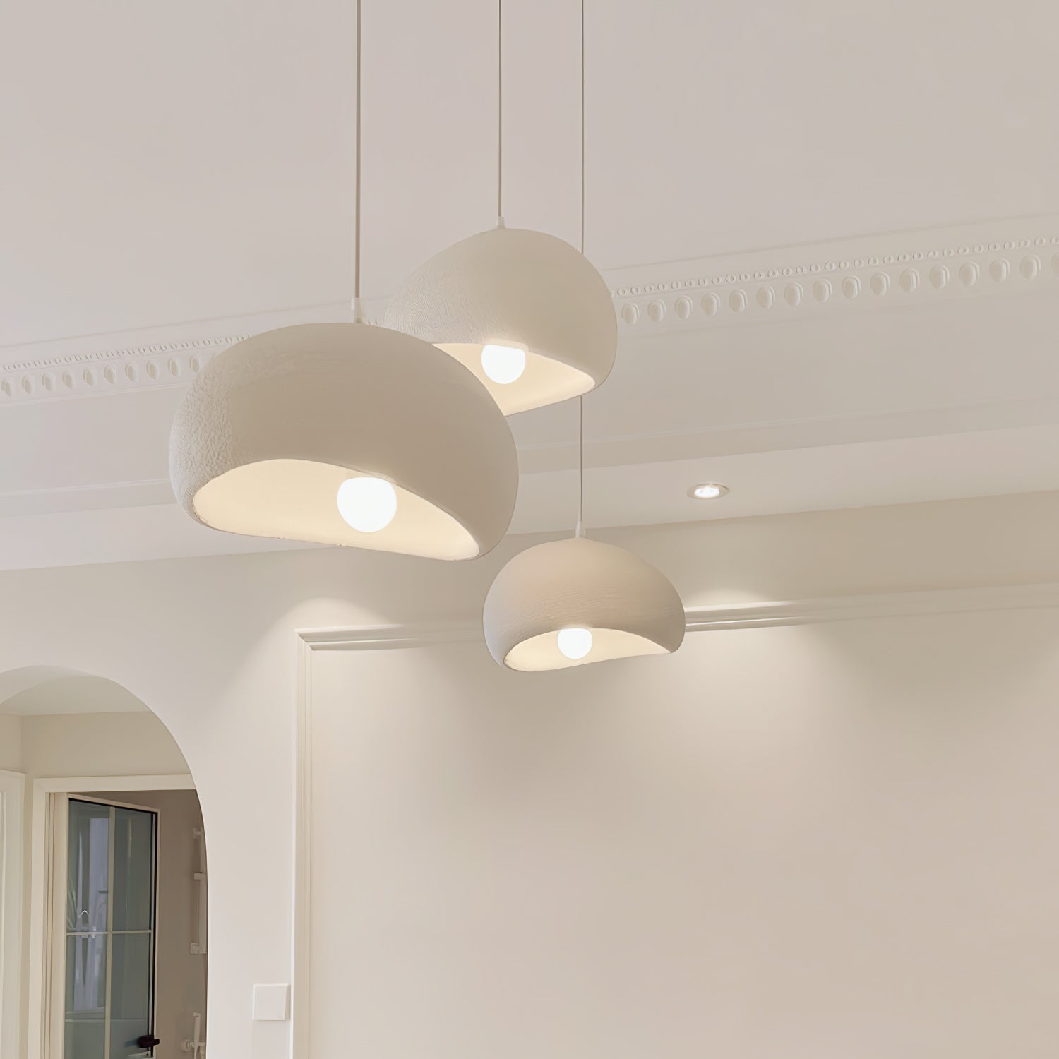 Modern Cloud Pendant Light Fixture - Stylish Hanging Ceiling Lamp for Living Room, Bedroom & Dining Area - Perfect for Home Decor and Ambient Lighting