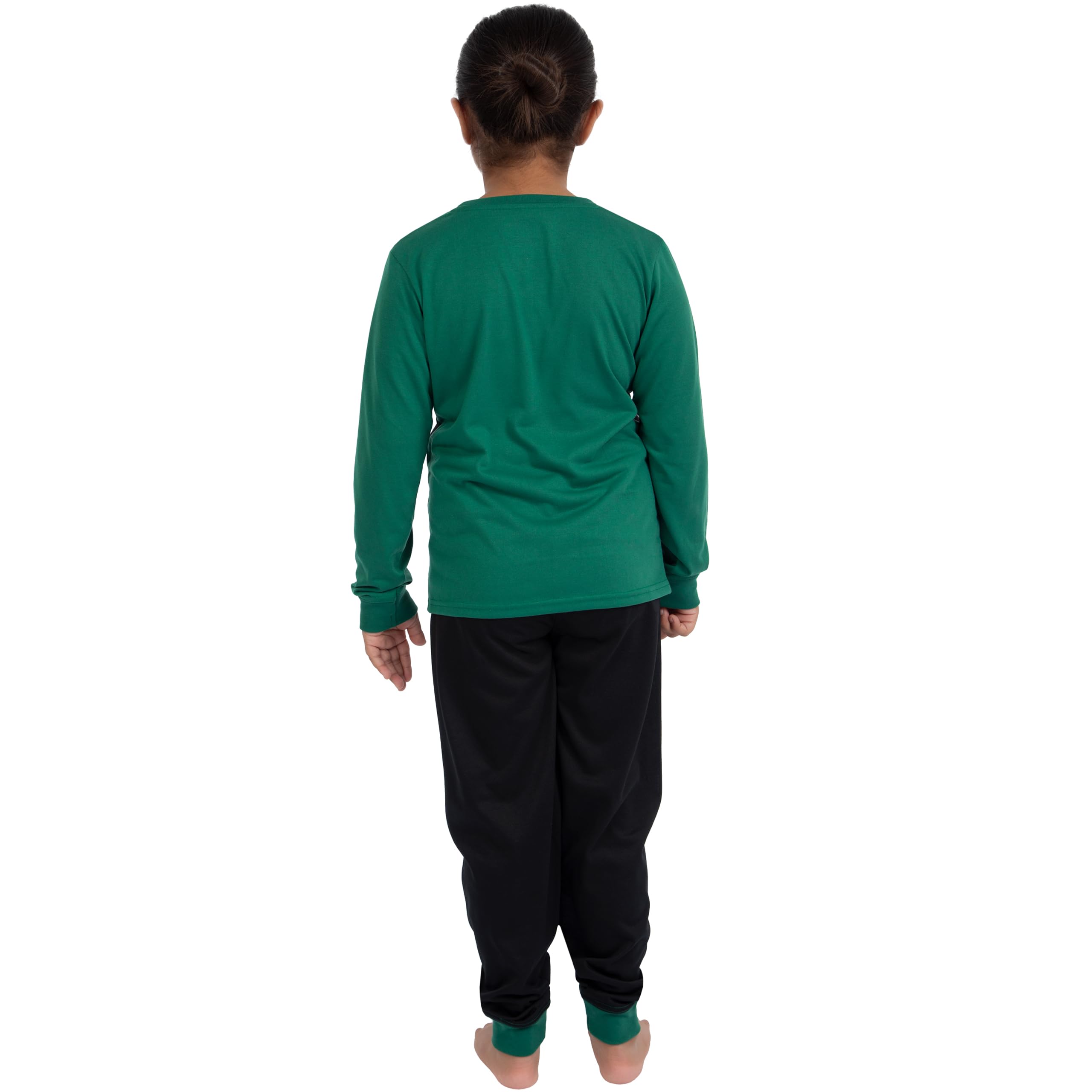 Wicked Pajamas for Girls | Elphaba Themed Long Sleeve Pajama Set | Soft & Comfortable Sleepwear | Perfect for Halloween Costumes, Birthday Gifts & Sleepovers