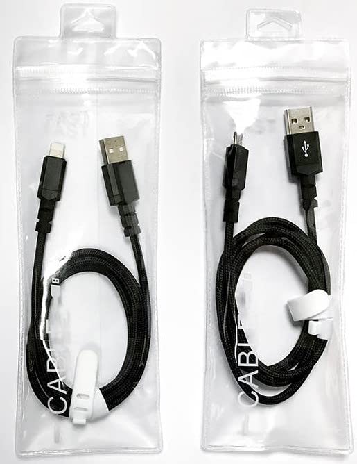 2-Pack 6ft USB C to USB A Fast Charging Cable (3A) - Durable Braided Nylon, High-Speed Charger Cord for Samsung Galaxy, iPhone 15, iPad, Android Phones & More - Perfect for Home, Office & Travel Charging