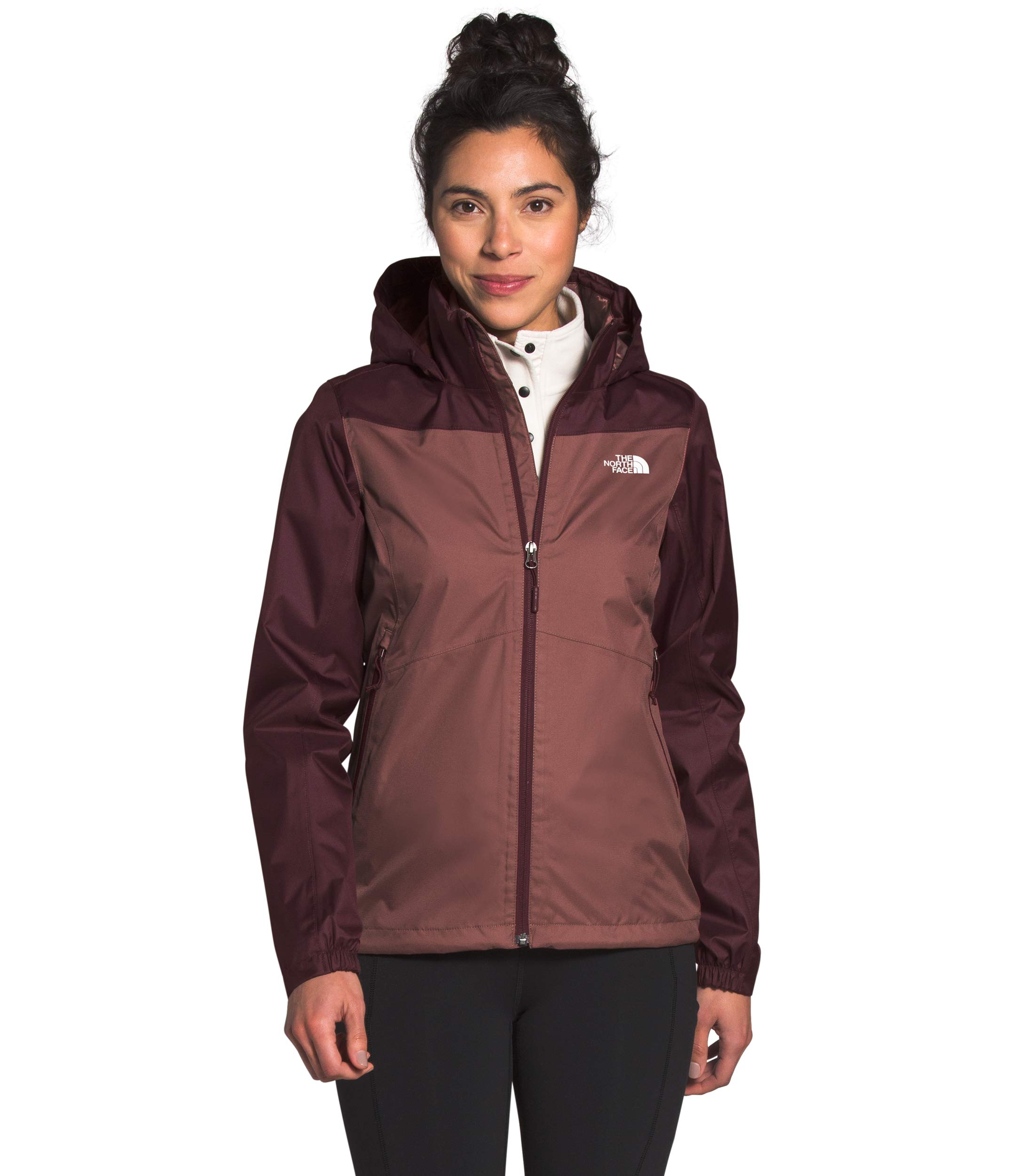 The North Face Women’s Resolve Plus Waterproof Hooded Rain Jacket - Lightweight Windproof Outdoor Jacket for Hiking, Running & Travel