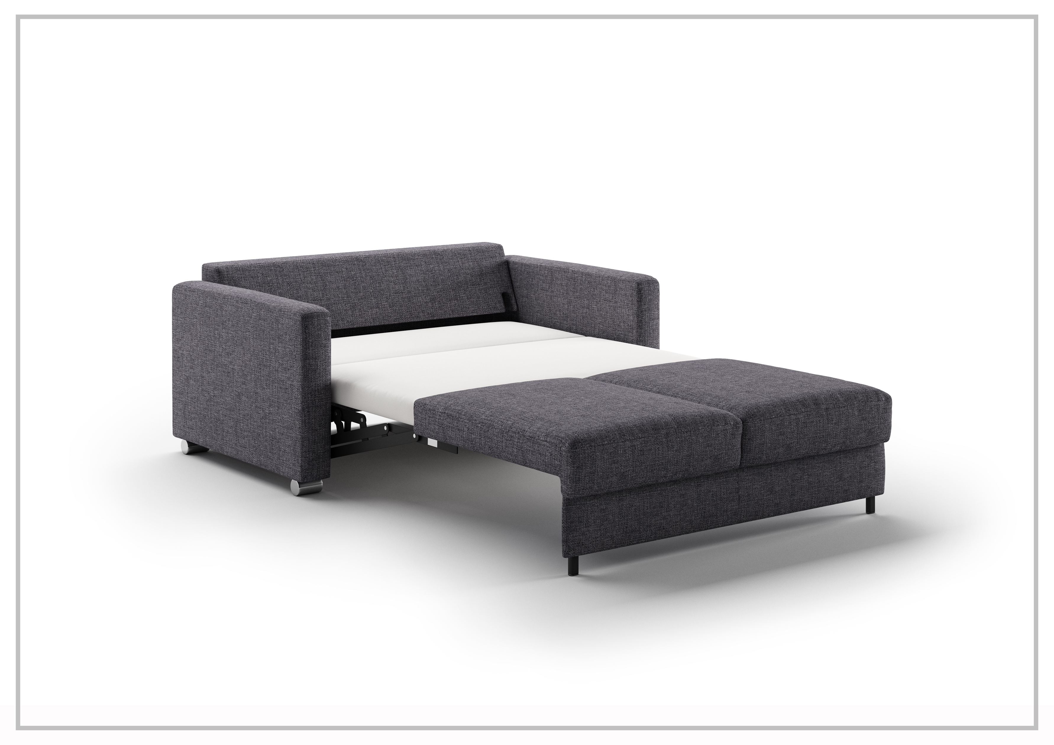 Luonto Fantasy Full XL Fabric Sleeper Sofa with Gas Spring Mechanism - Convertible Bed for Small Spaces, Guest Rooms & Apartments