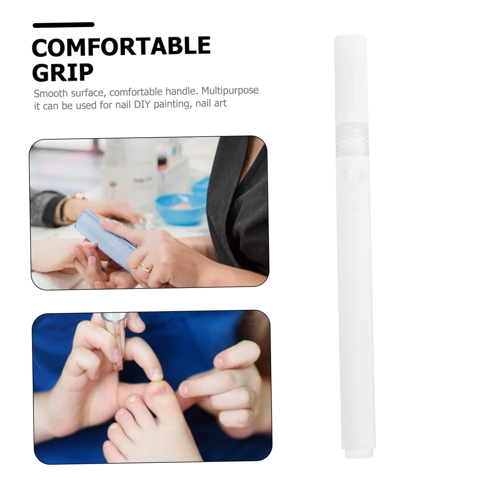 Professional Mipcase Nail Art Graffiti Pen Set - 2 Pack Salon Manicure Tools for Women, Nail Painting & Drawing Pens with Fine Tip - Perfect for DIY Nail Designs, Home Salon & Professional Nail Art